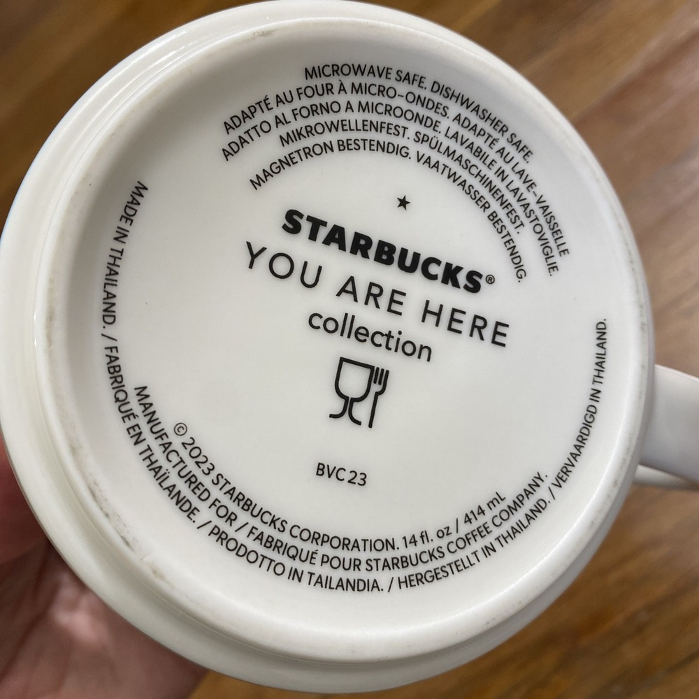 Starbucks London You are Here Collection Mug 14 oz Red & White - Picture 6 of 6